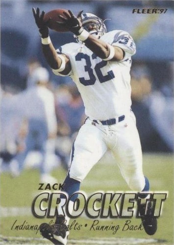 1997 Fleer Zack Crockett #340