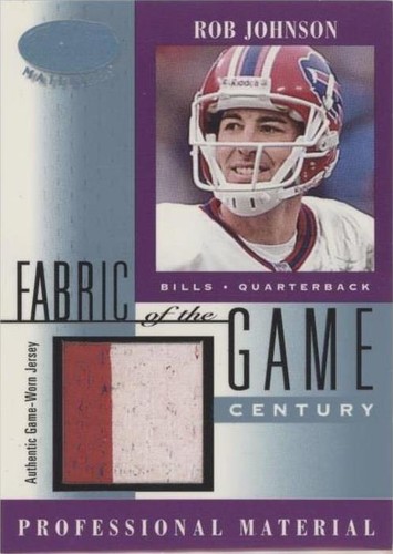 2001 Leaf Certified Materials Rob Johnson #FG-137