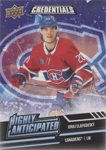 2022-23 Upper Deck Credentials - Juraj Slafkovsky #HA-5
