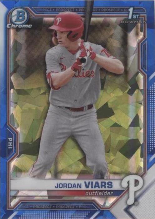 2021 Bowman Chrome Draft Sapphire Edition - Jordan Viars #BDC-132