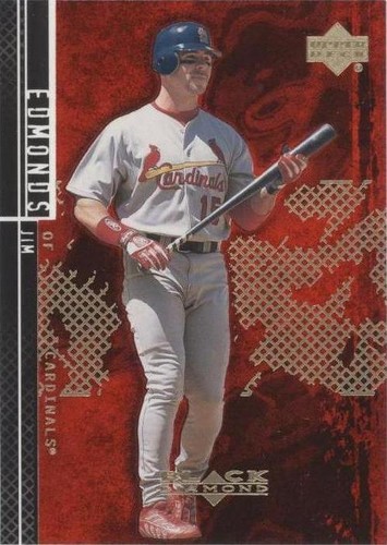 2000 Upper Deck Black Diamond Rookie Edition - Jim Edmonds #54