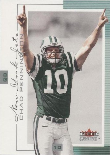2001 Fleer Genuine Chad Pennington #101