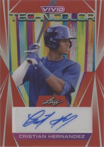 2022 Leaf Vivid - Cristian Hernandez #T-CH2