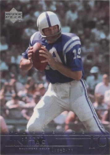 2001 Upper Deck NFL Legends Johnny Unitas #4