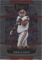 2022 Panini Select Draft Picks Jordan Davis #80