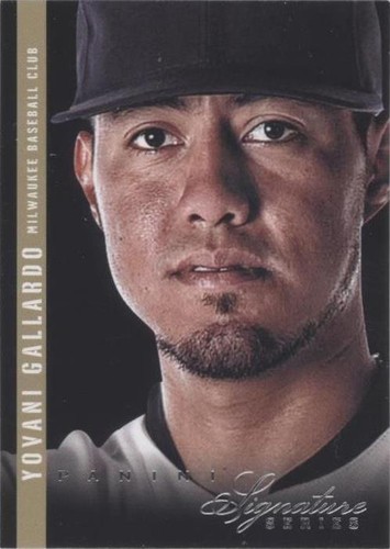 2012 Panini Signature Series - Yovani Gallardo #99