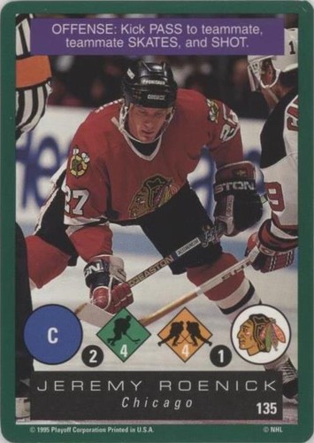 1995-96 Playoff One on One Challenge - Jeremy Roenick #135