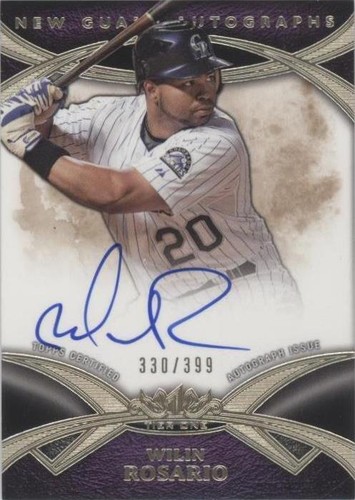 2014 Topps Tier One - Wilin Rosario #NGA-WR
