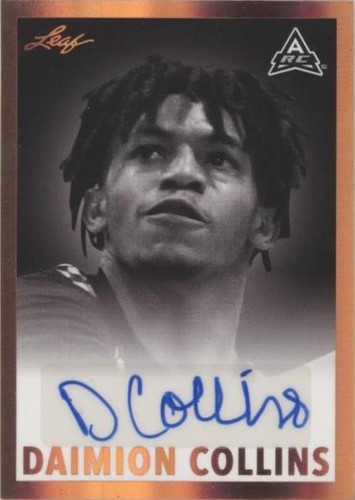 2021-22 Leaf Memories - Daimion Collins #BW-DC1