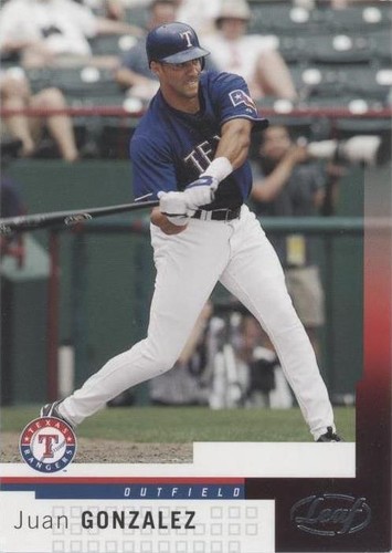 2004 Leaf - Juan González #89