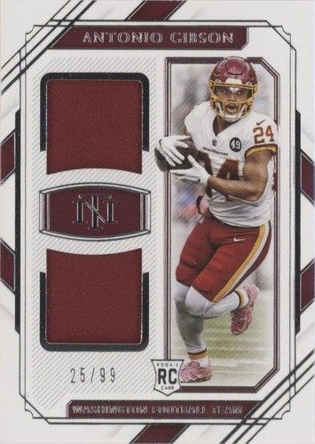 2020 Panini National Treasures Antonio Gibson #RDM-AG