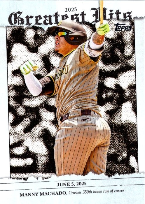 2026 Topps Series 1 Manny Machado Greatest Hits #GH-13 San Diego Padres Baseball