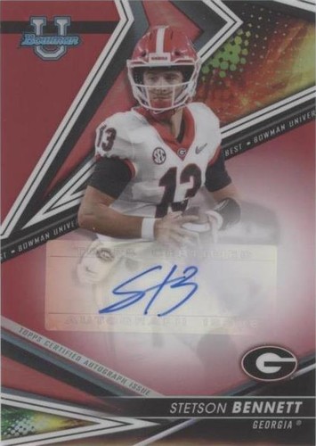 2022-23 Bowman's Best University Stetson Bennett #BA-SB