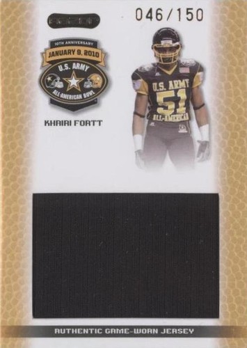 2010 Razor U.S. Army All-American Bowl Khairi Fortt #JS-KF1
