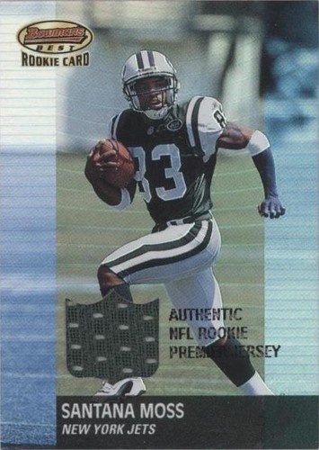 2001 Bowman's Best Santana Moss #116