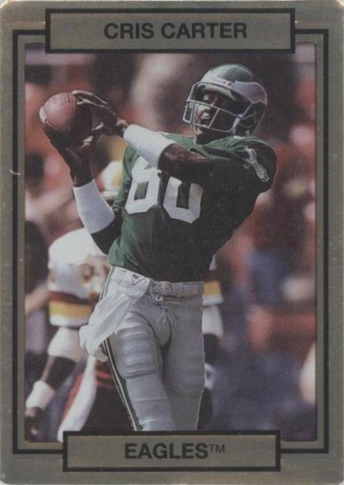 Cris Carter #204 1990 lleno de acción