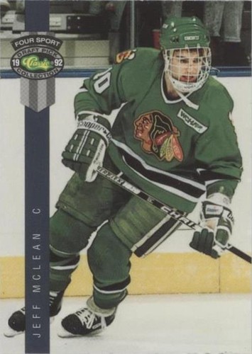 1992 Classic Four Sport Draft Pick Collection - Jeff Mclean #205