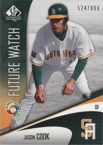 2006 SP Authentic - Jason Cook #WBC-95