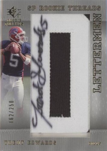 2007 SP Rookie Threads Trent Edwards #119