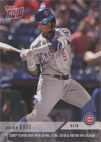 2018 Topps Now - Javier Báez #673