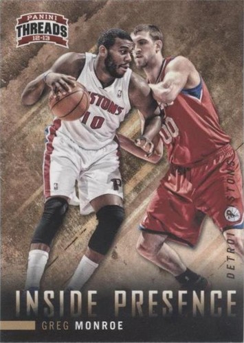 2012-13 Panini Threads - Greg Monroe #11