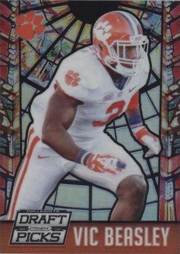 2015 Panini Prizm Collegiate Draft Picks Vic Beasley #100