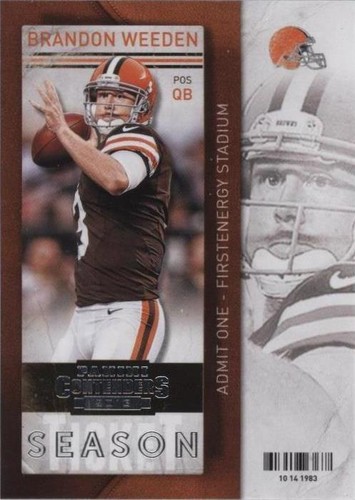 2013 Panini Contenders Brandon Weeden #18