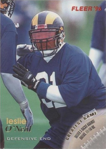 1996 Fleer Leslie O'Neal #117