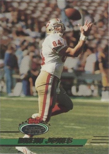 1993 Topps Stadium Club Brent Jones #52