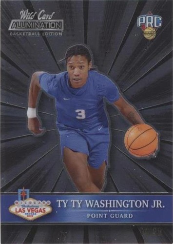 2022 Wild Card Alumination Las Vegas - TyTy Washington Jr. #MCBC-47