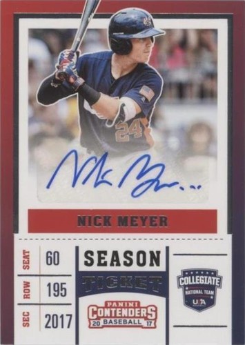 2017 Panini Elite Extra Edition - Nick Meyer #USAT-NY