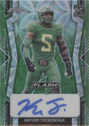 2022 Leaf Flash Kayvon Thibodeaux #BA-KT1