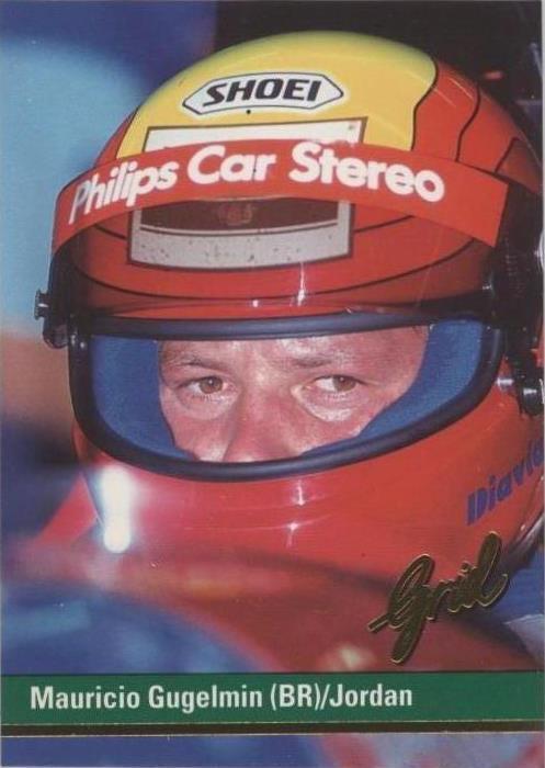 1992 Grid Motorcard Formula 1 - Mauricio Gugelmin #97