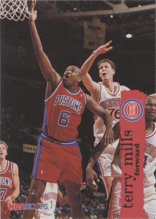 1995-96 NBA Hoops - Terry Mills #50
