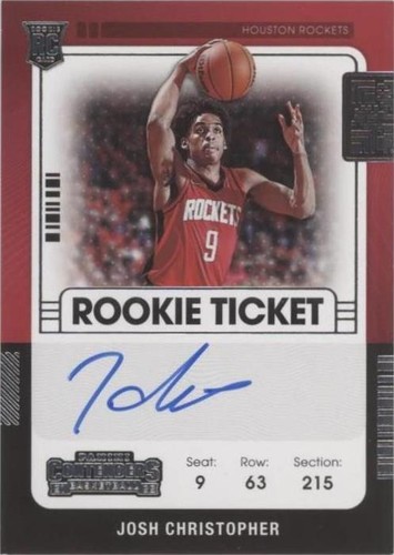 2021-22 Panini Contenders - Josh Christopher #124