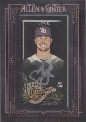 2022 Topps Allen & Ginter X - Josh Lowe #MA-JL