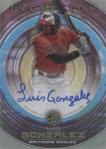 2022 Bowman Inception - Luis Gonzalez #PA-LG