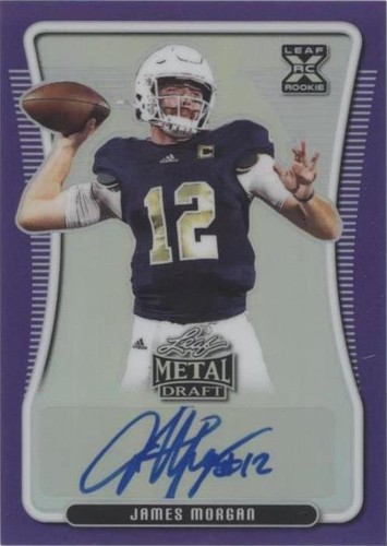 2020 Leaf Metal Draft James Morgan #BA-JM1