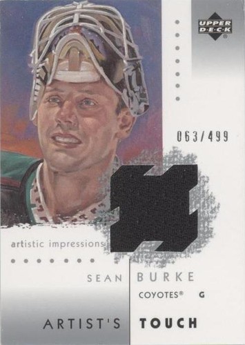 2002-03 Upper Deck Artistic Impressions - Sean Burke #AT-SB