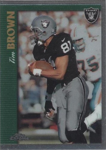 1997 Topps Chrome Tim Brown #127