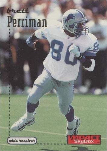 1996 Skybox Impact Brett Perriman #47