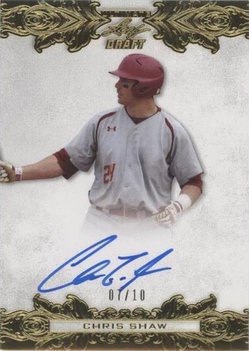 2015 Leaf Ultimate Draft - Chris Shaw #BA-CS1