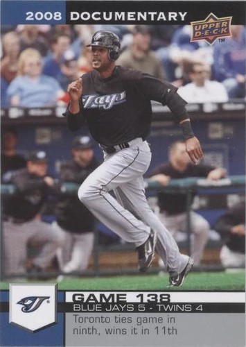 2008 Upper Deck Documentary - Alex Rios #4166