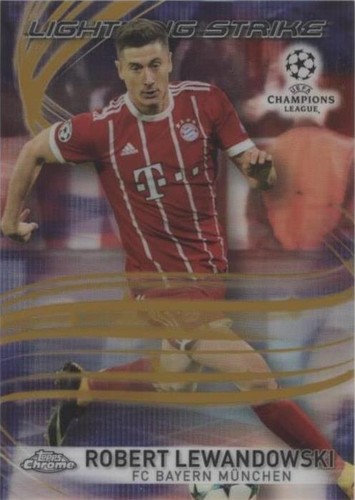 2017-18 Topps Chrome UCL Robert Lewandowski #LS-RLE
