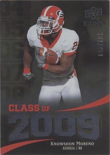 2009 Upper Deck Icons Knowshon Moreno #2009-KM