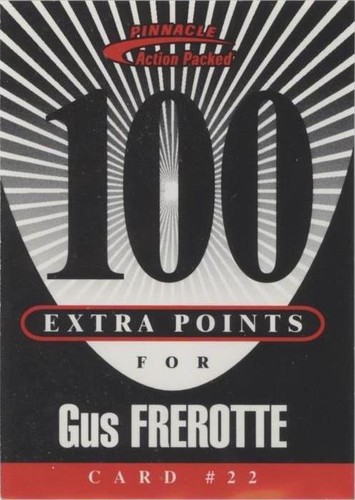 1997 Pinnacle Action Packed Gus Frerotte #22