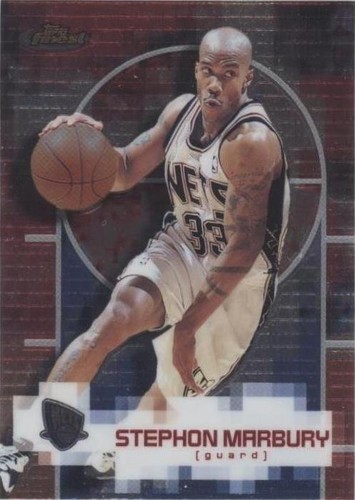 2000-01 Topps Finest - Stephon Marbury #92