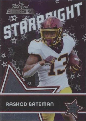 2021 Wild Card Alumination Rashod Bateman #SB-17