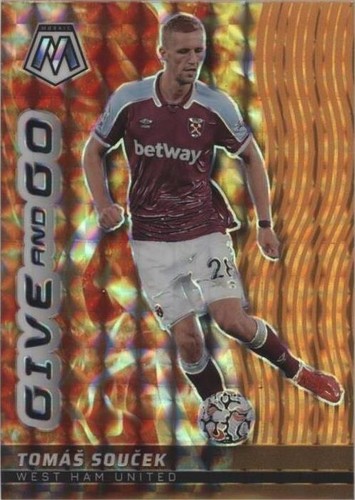 2021-22 Panini Mosaic Premier League Tomas Soucek #30