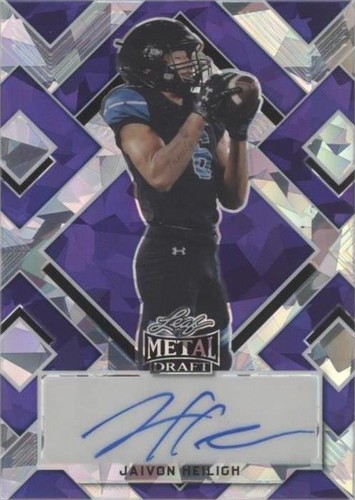 2022 Leaf Metal Draft Jaivon Heiligh #BA-JH1
